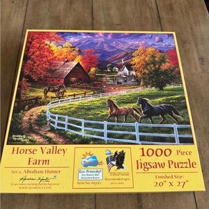 Colorful Jigsaw Horse Farm Puzzle